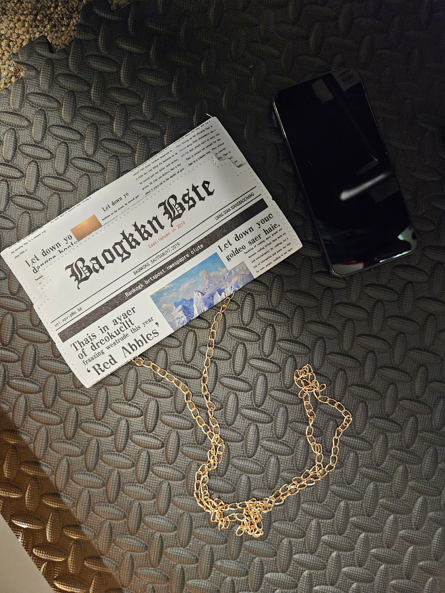 Newspaper Purse