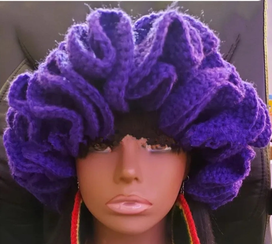 Knitted Ruffle Hats
