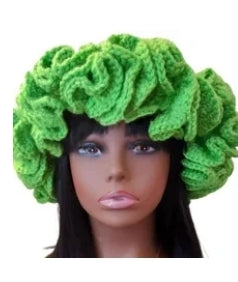 Knitted Ruffle Hats