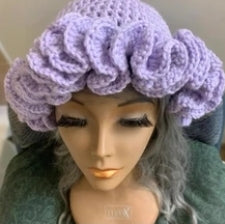Knitted Ruffle Hats