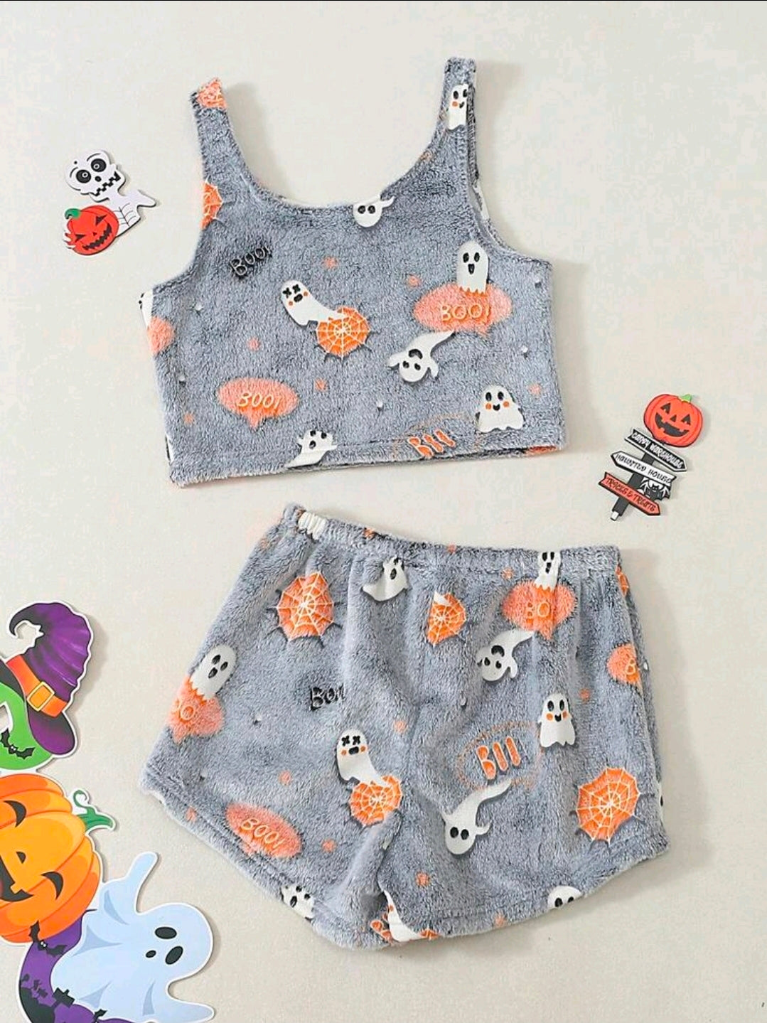 Glow-in-the-Dark Boo Pajama Set