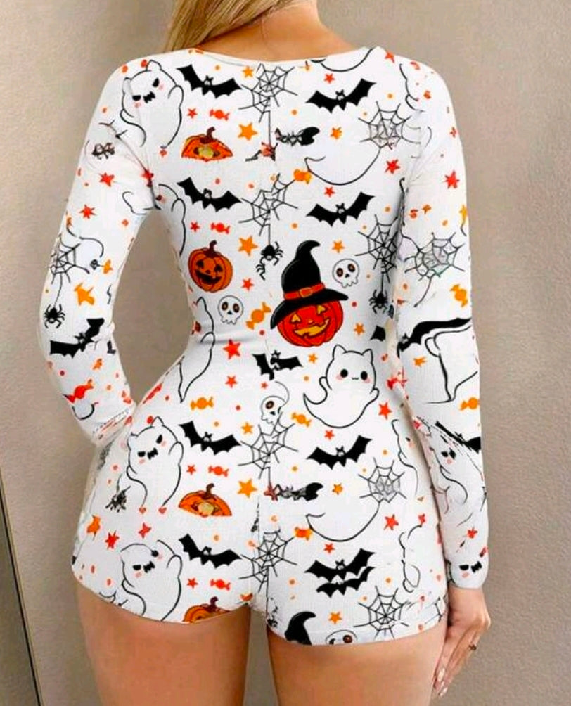 Boo'd Up Halloween Oneie