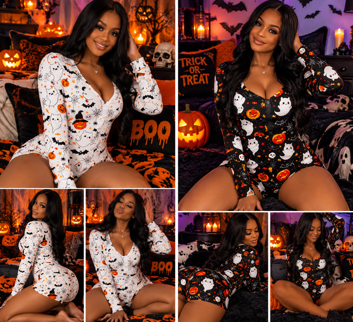 Boo'd Up Halloween Oneie